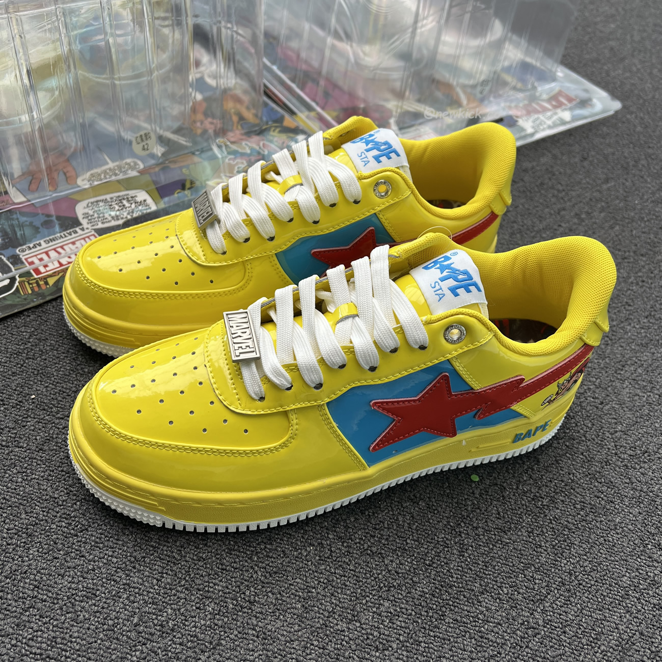 A Bathing Ape Bape Sta Marvel Comics Rocket Raccoon Thor Hulk Captain America Black Widow Iron Man  2022 (11) - www.newkick.vip